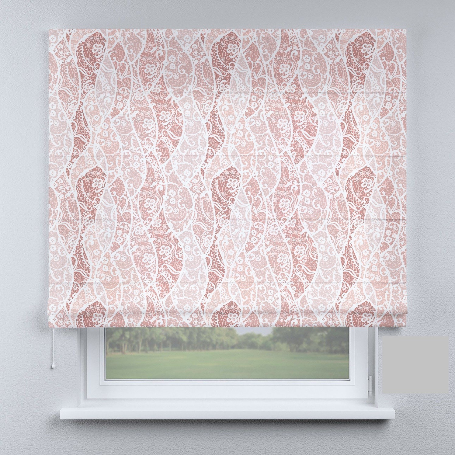 

Римские шторы DECOLIV вензеля разноцветные модерн 280*170 см