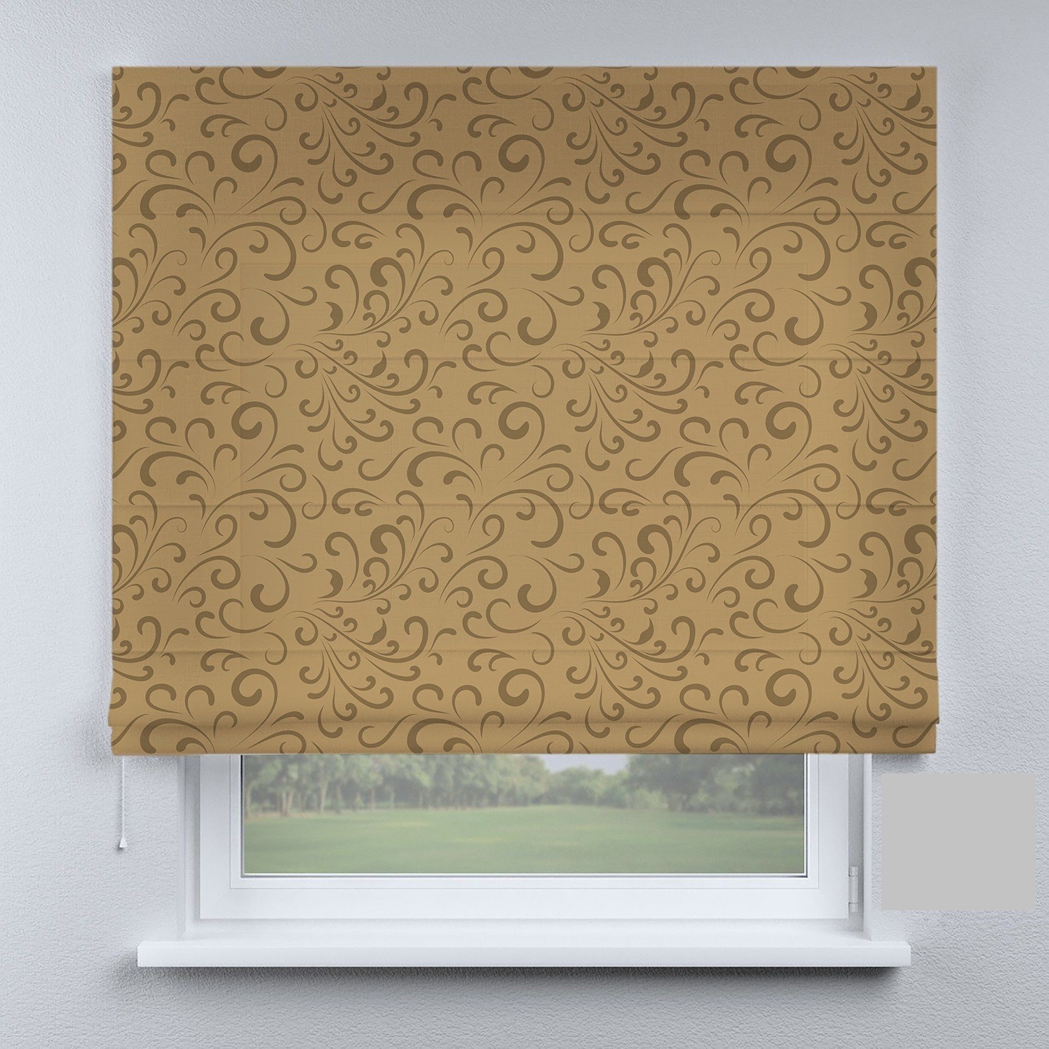 

Римские шторы DECOLIV модерн темно-коричневый 60*170 см