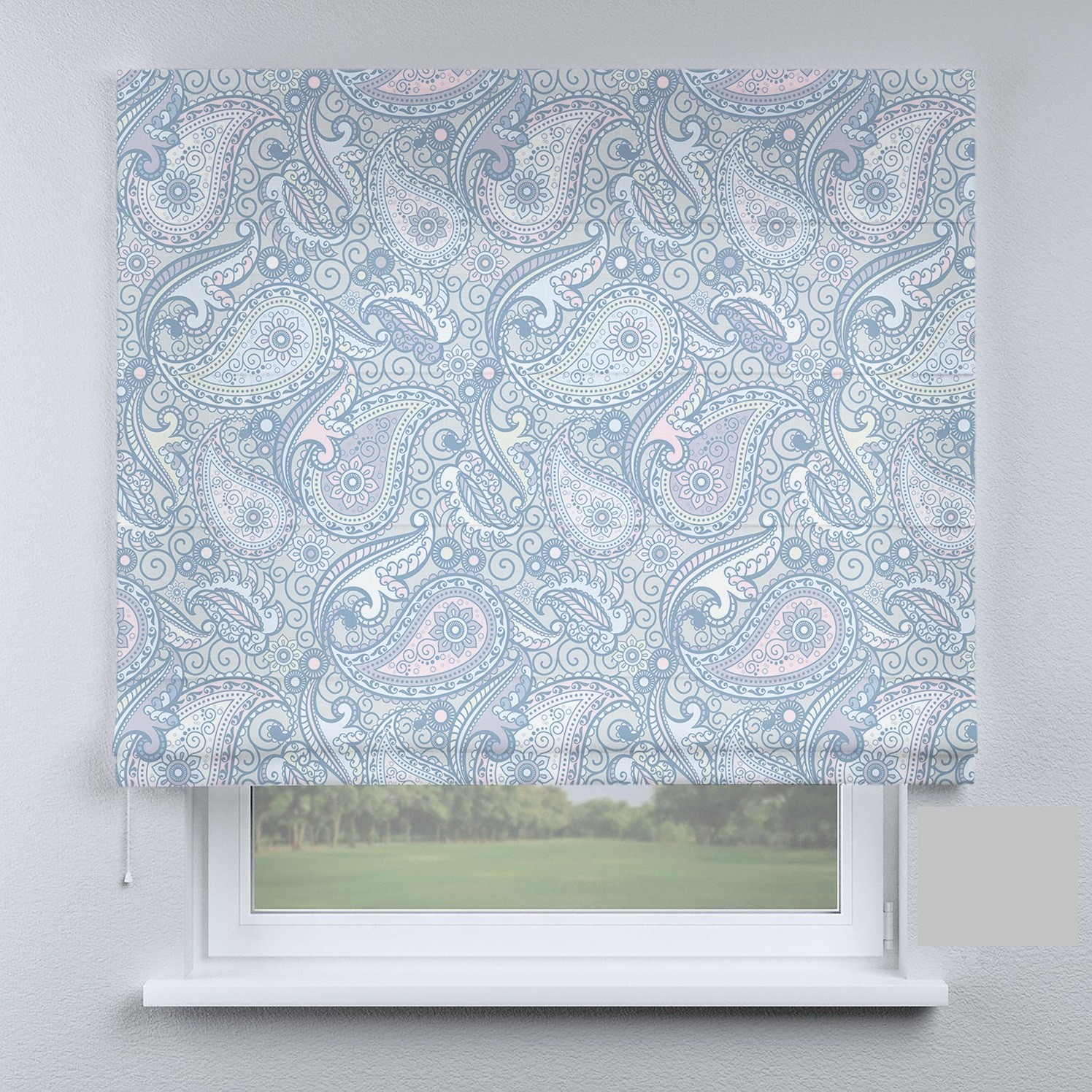 

Римские шторы DECOLIV французский кантри голубой 90*170 см