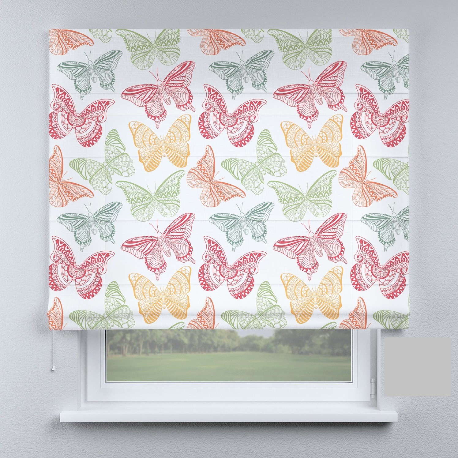 

Римские шторы DECOLIV бабочки разные большие Аполлон 120*170 см