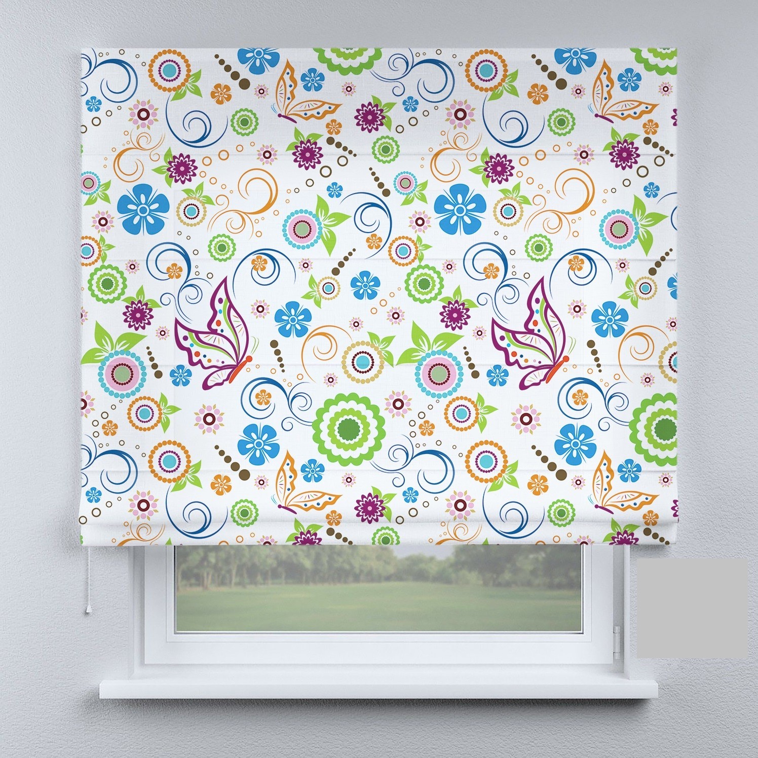 

Римские шторы DECOLIV прованс с птицами 130*170 см