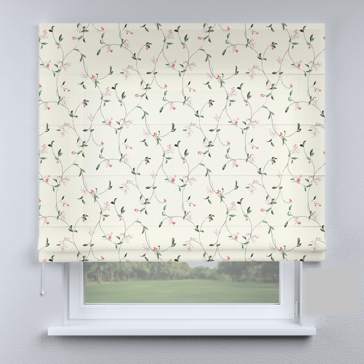 

Римские шторы DECOLIV ветки цветов 50*170 см