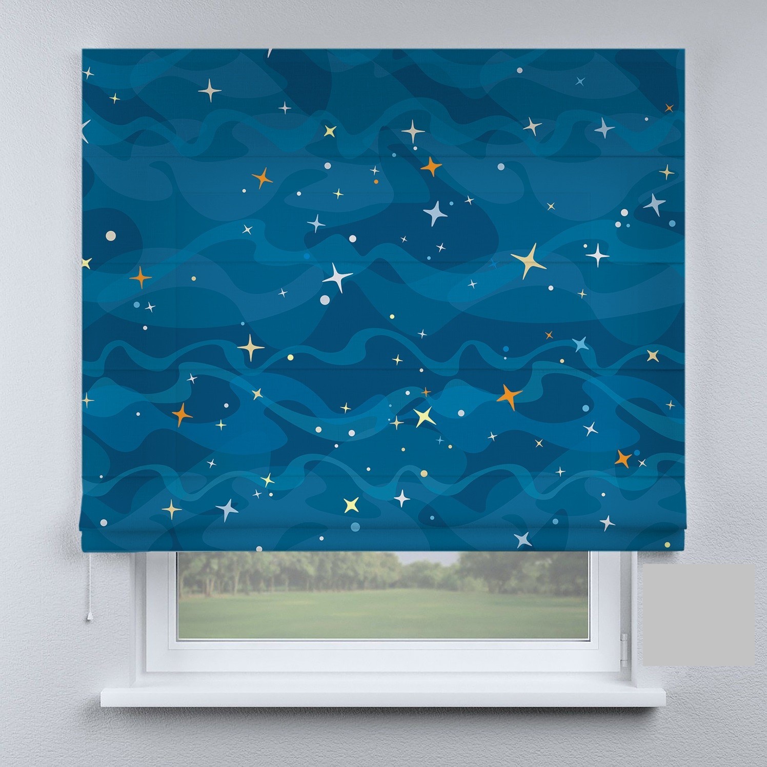 

Римские шторы DECOLIV синие небо 180*170 см