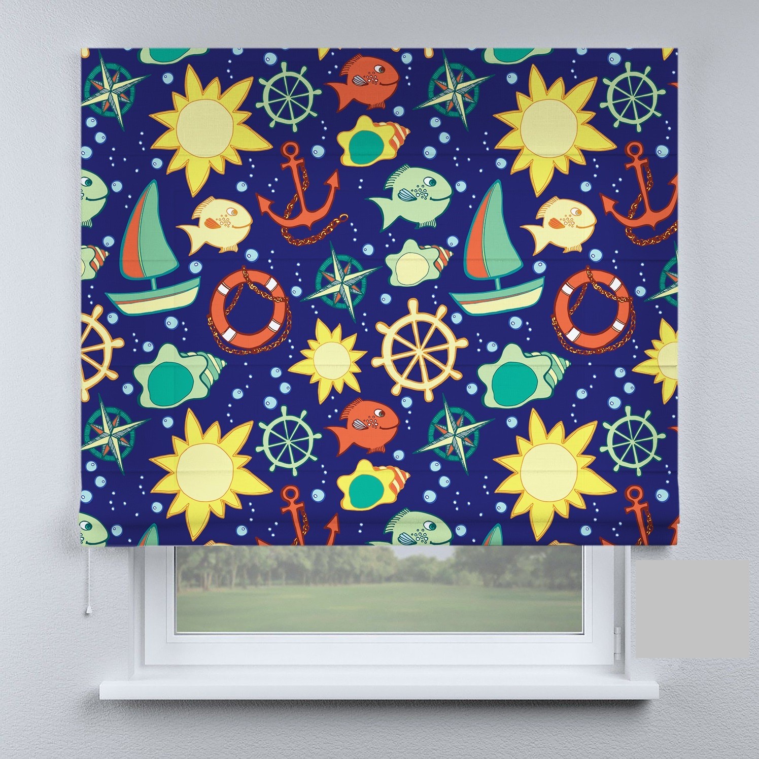 

Римские шторы DECOLIV морские кораблики 60*170 см