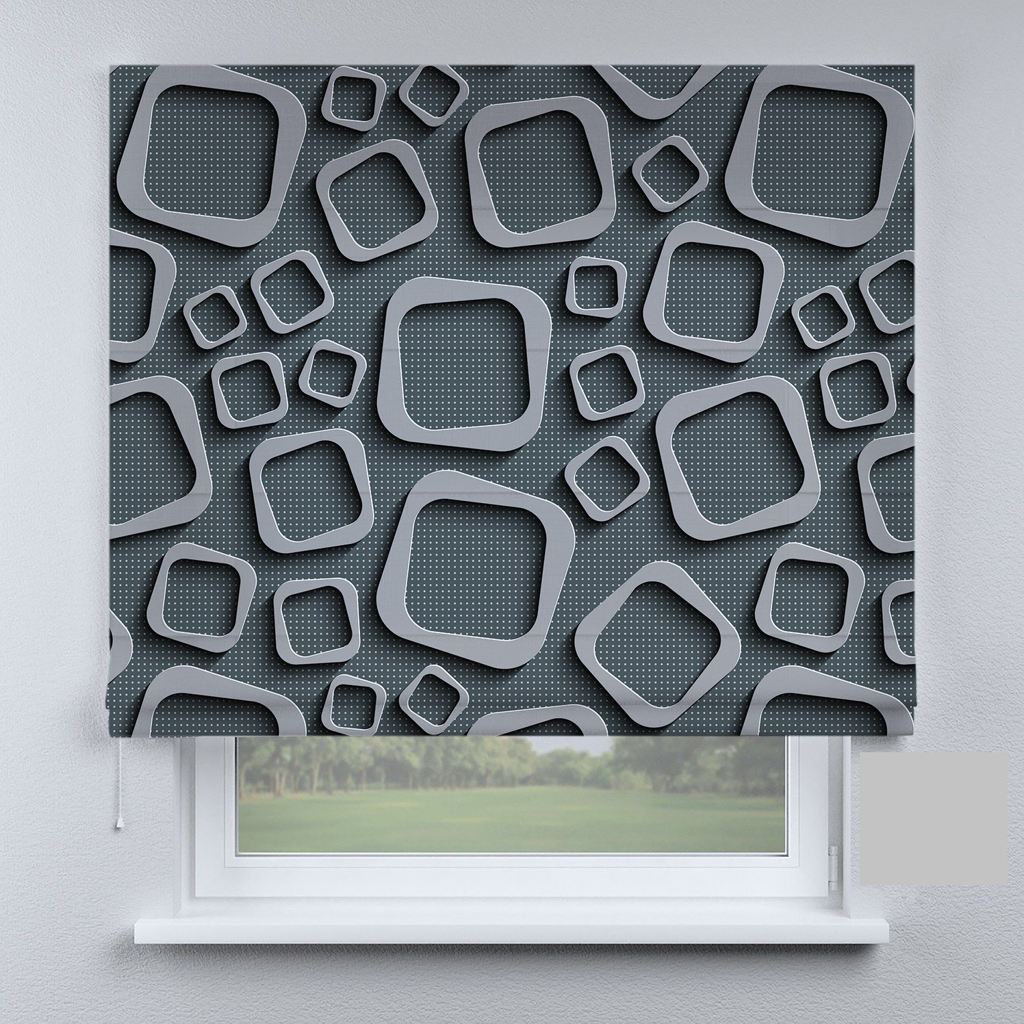 

Римские шторы DECOLIV квадраты в темных тонах 110*170 см