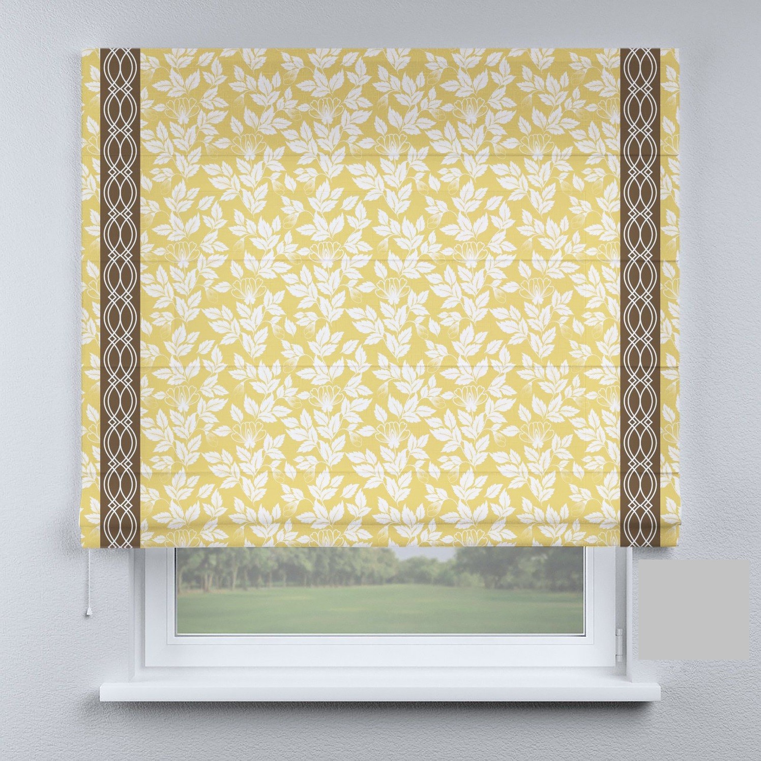 

Римские шторы DECOLIV листья с кантами 80*170 см