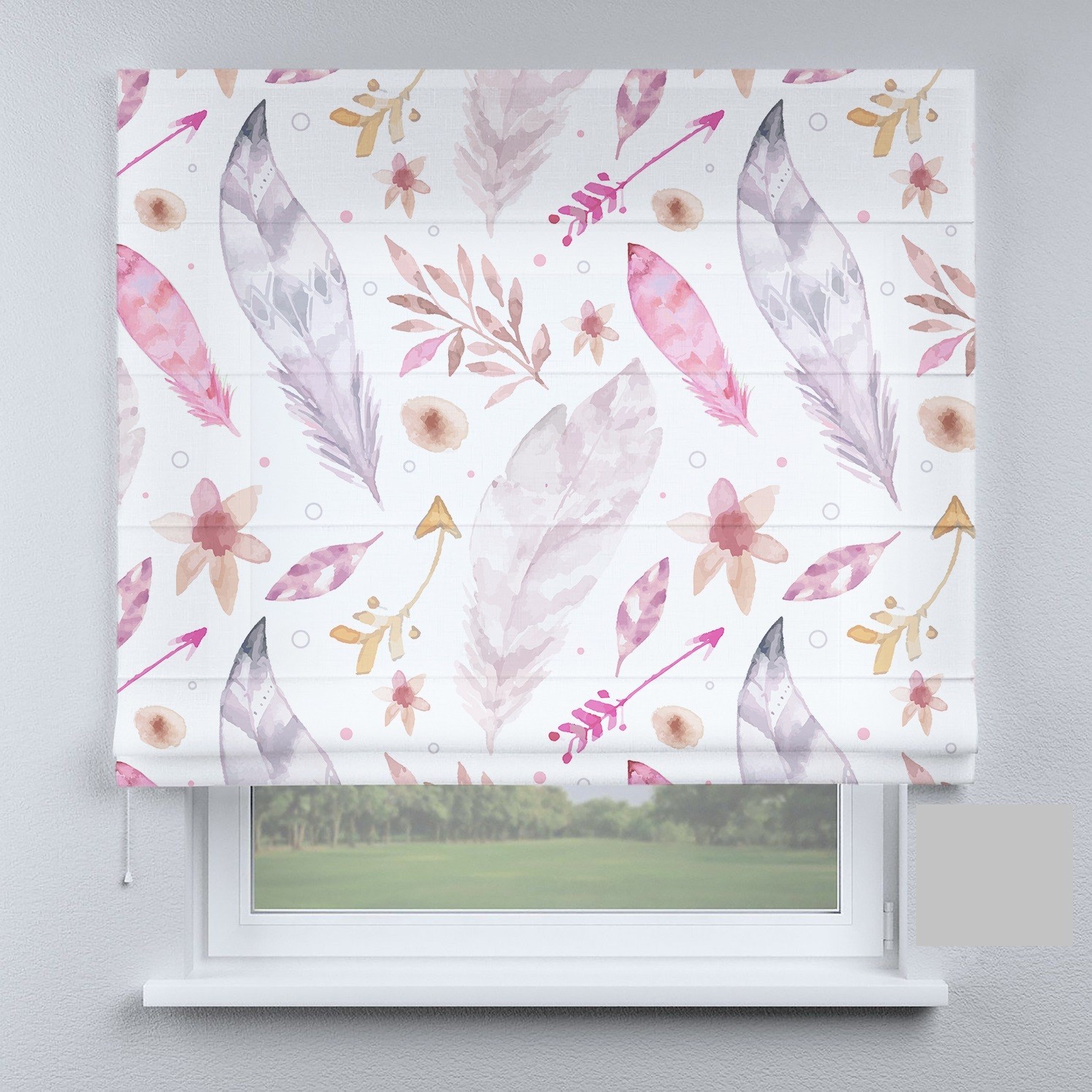 

Римские шторы DECOLIV перо со стрелами 240*170 см