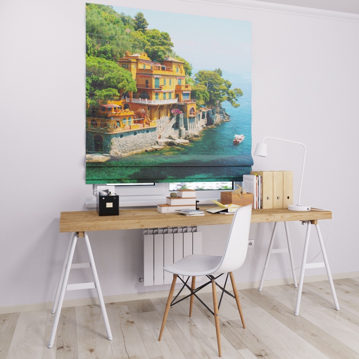 

Римские шторы DECOLIV дом на берегу 50*170 см