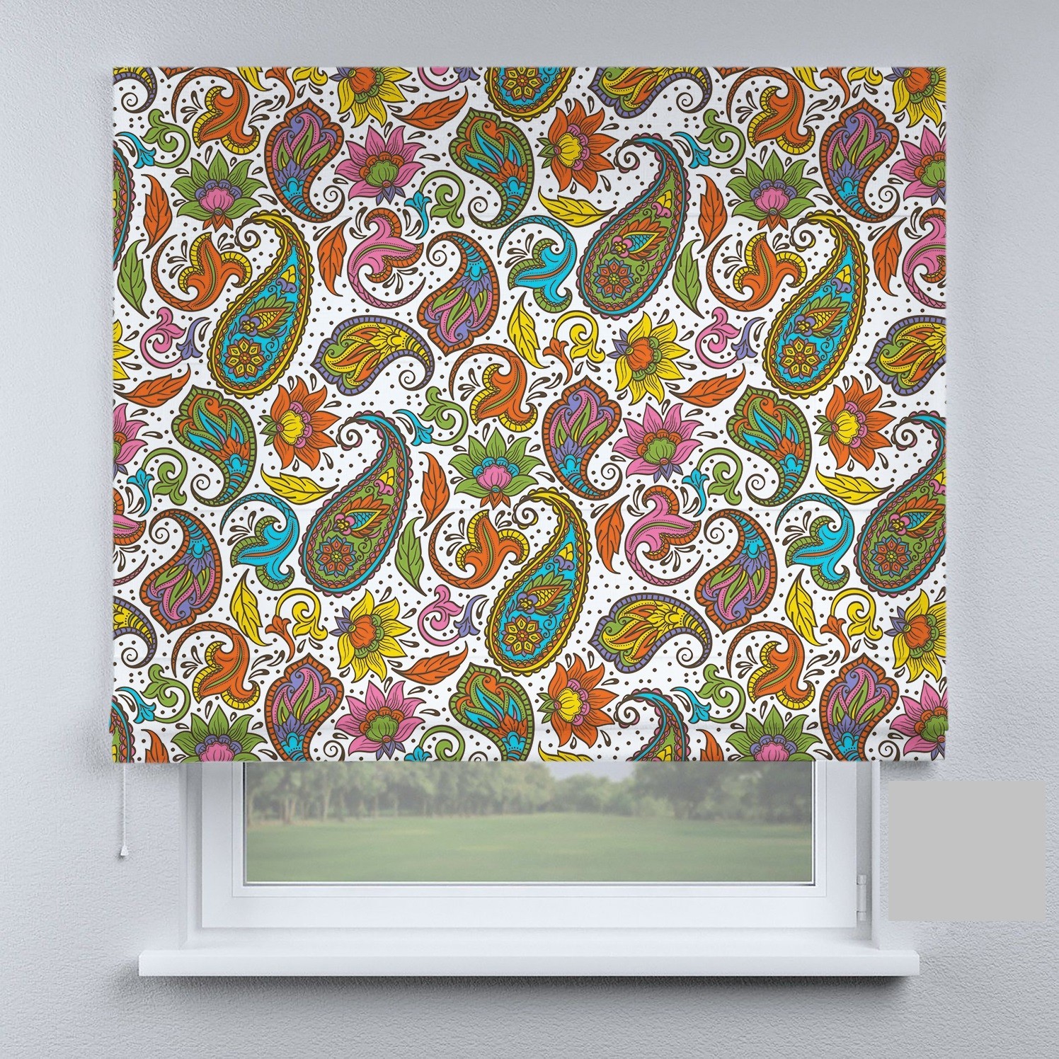 

Римские шторы DECOLIV капли цветные 140*170 см