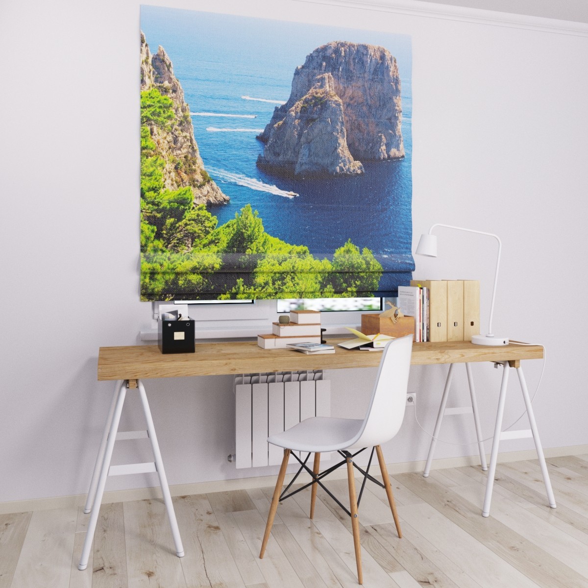 

Римские шторы DECOLIV скалы в море 70*170 см