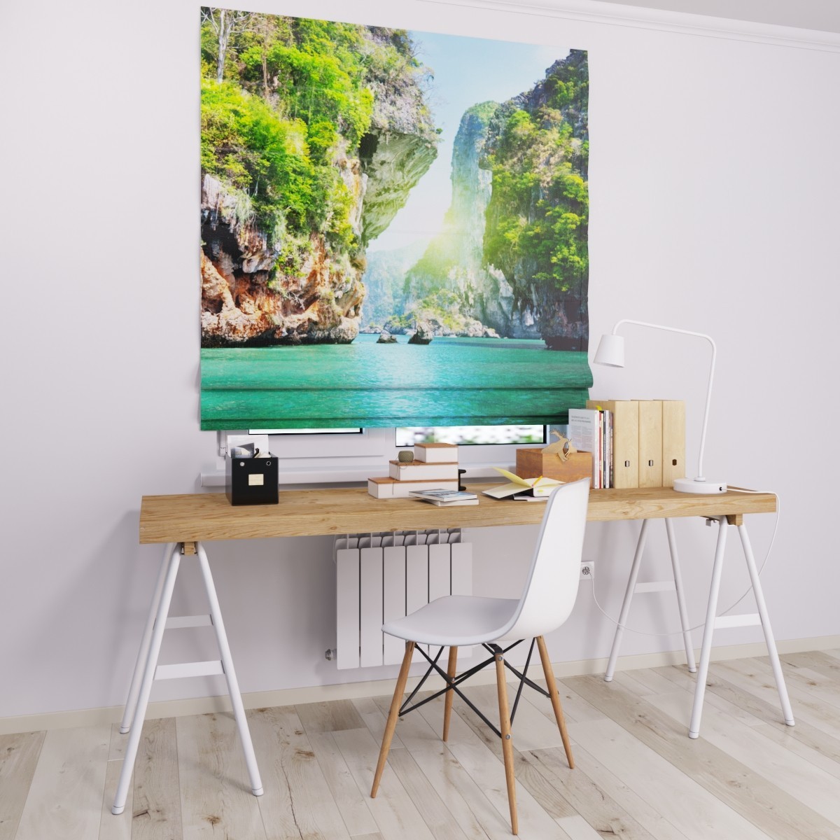 

Римские шторы DECOLIV скалы 130*170 см