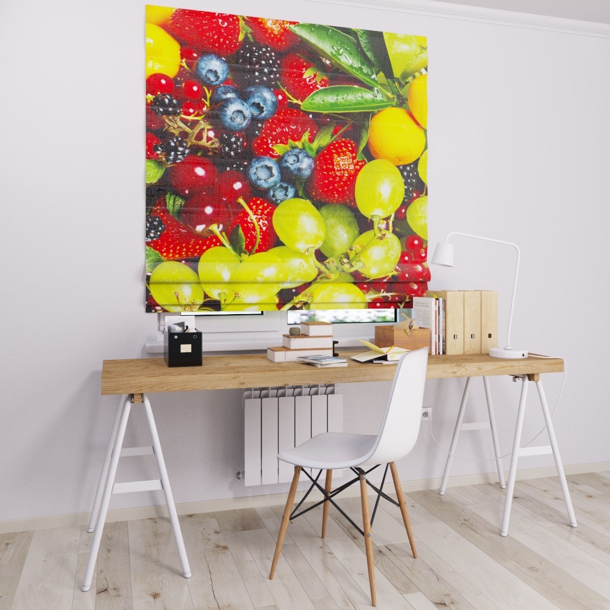 

Римские шторы DECOLIV фрукты 60*170 см