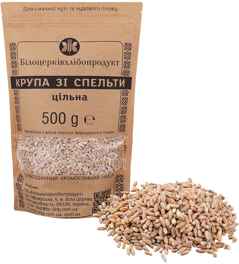 Крупа из спельты Белоцерковхлебопродукт цельная 500 г (4820017371070 ...