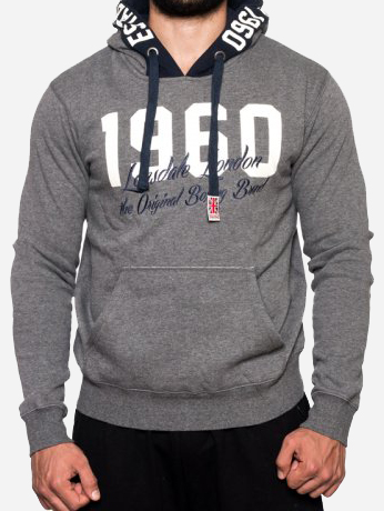 

Худи Lonsdale MARLOW 113622-1590 L Marl Ash