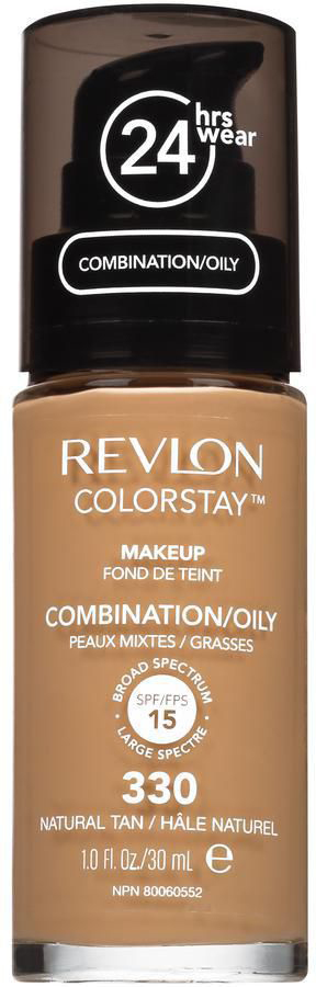 Акція на Тональный крем Revlon ColorStay комбинированная и жирная кожа с дозатором 330 Natural Tan 30 мл (309974700115) від Rozetka UA