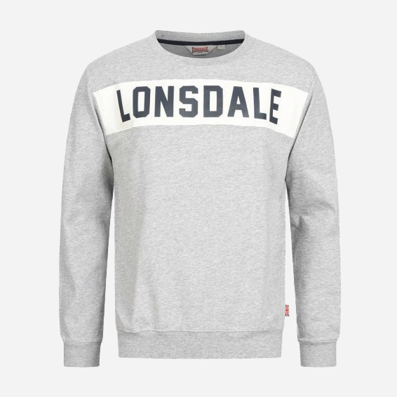 

Свитшот Lonsdale HETHERSETT 115016-1004 XL Marl Grey