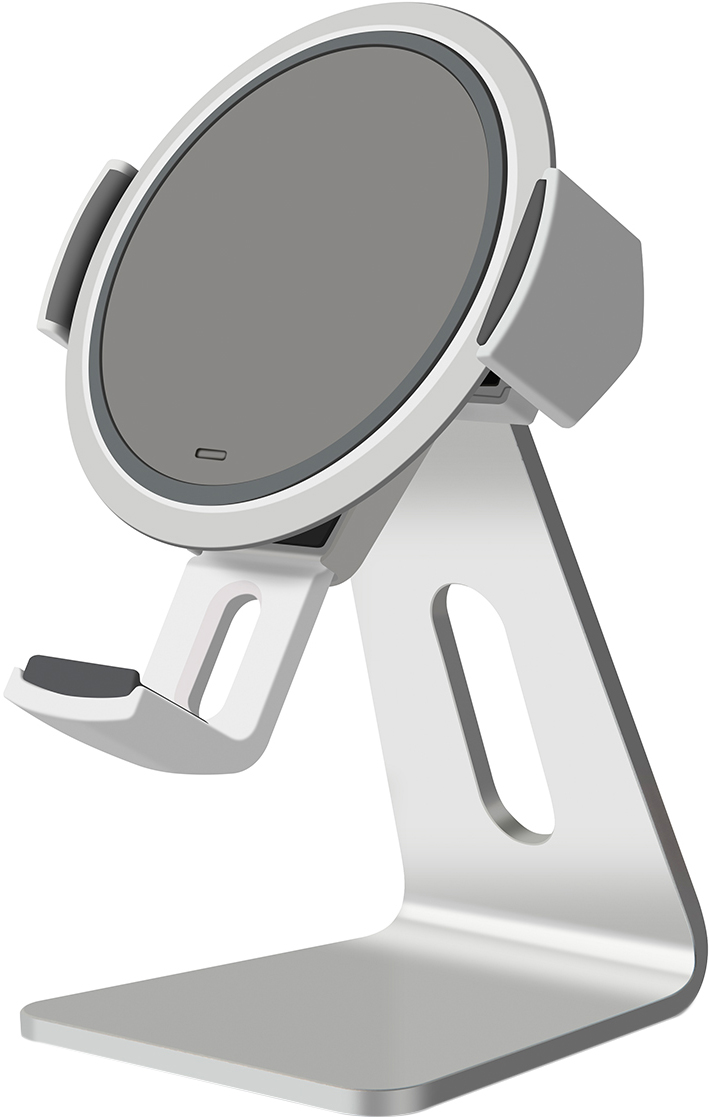 

Беспроводное зарядное устройство с подставкой AllSeven C2 Silver (A7-C2-01-SR)