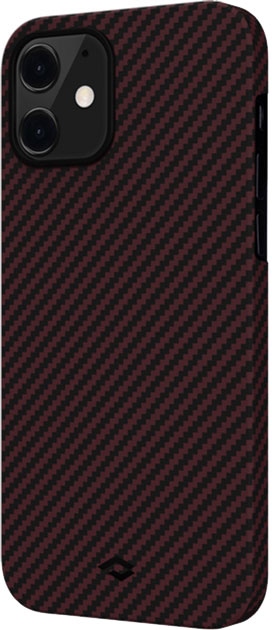 

Панель Pitaka MagEZ Case Twill для Apple iPhone 12 Black/Red
