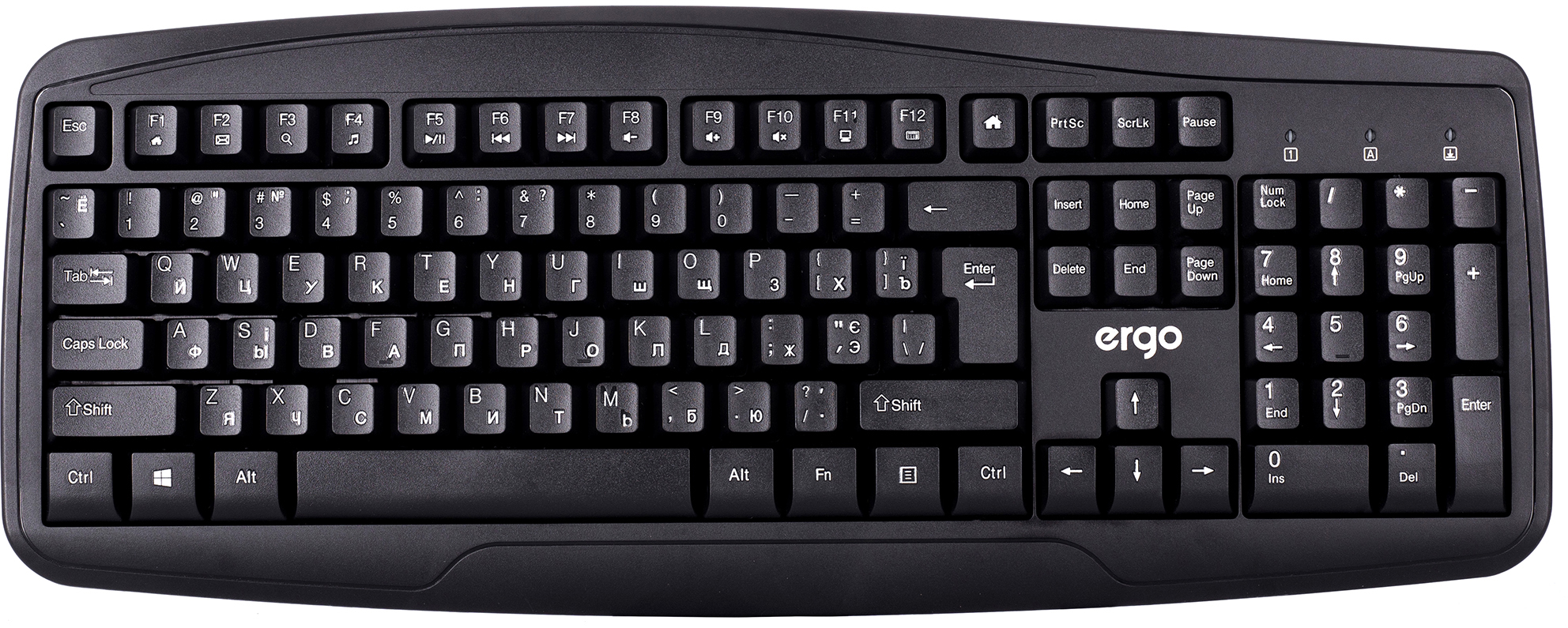 

Клавиатура проводная Ergo K-240 USB Black