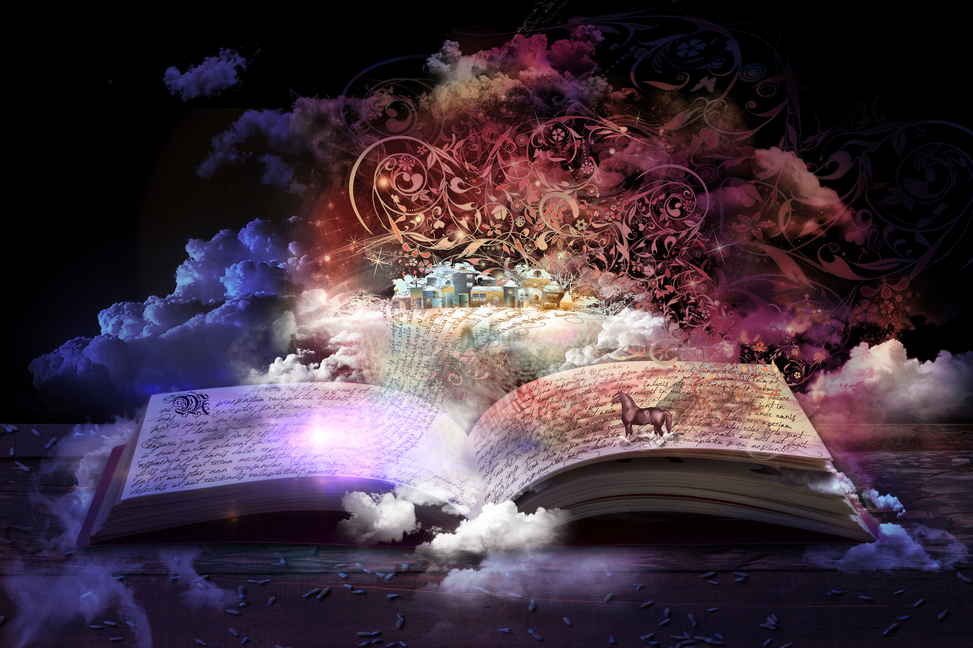 

Фотообои Детские 'Волшебная книга' (3230) , Гладь