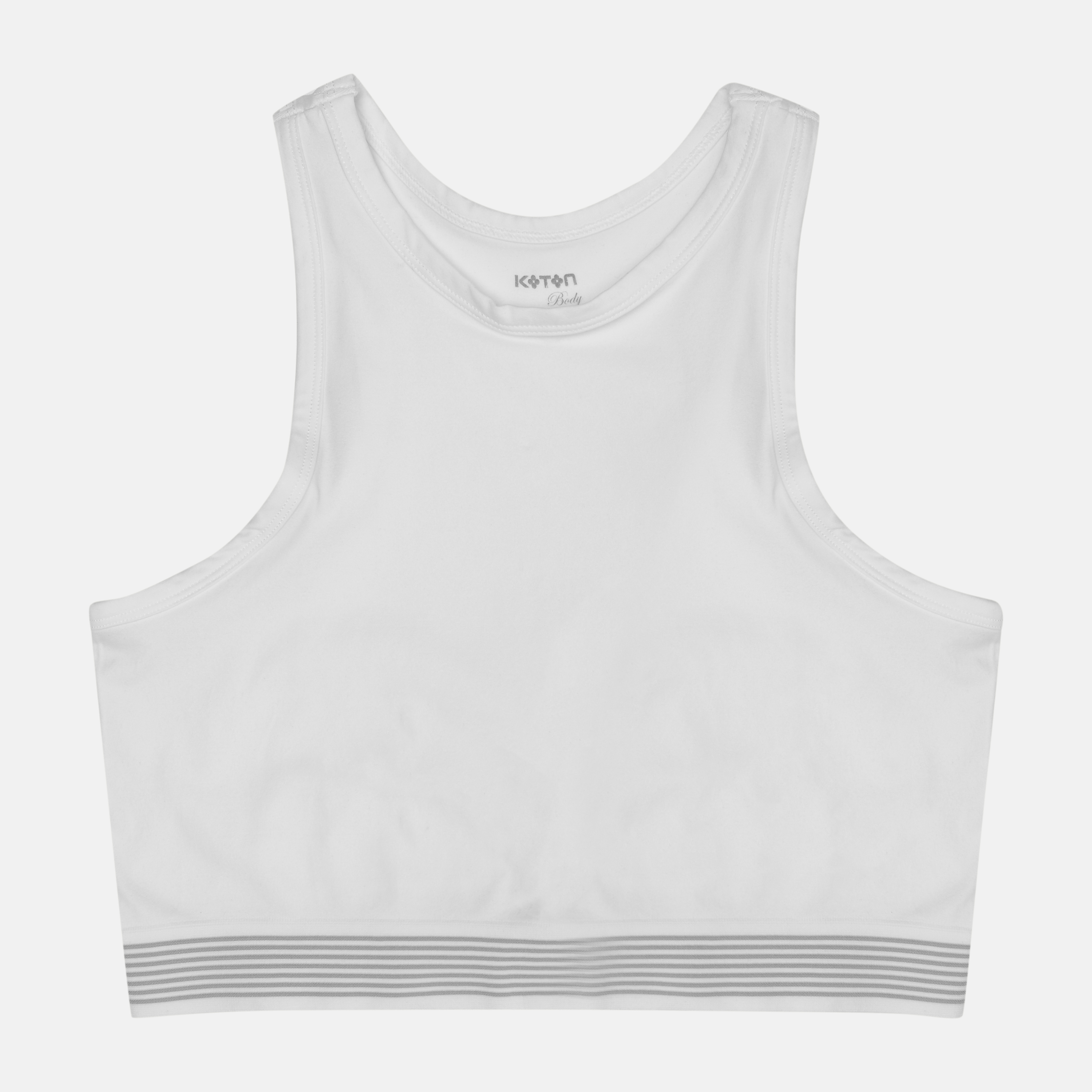 

Спортивный топ Koton 7YAK32731YK L Off White