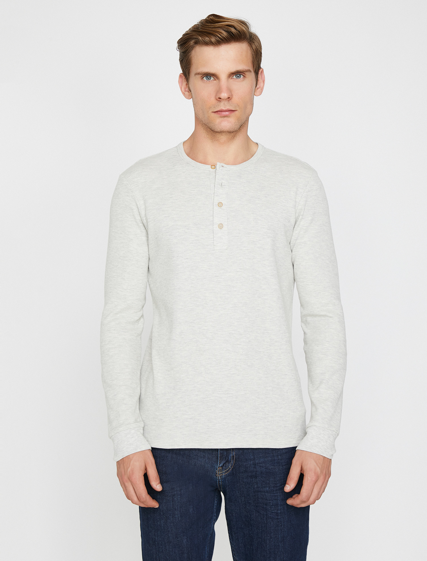 

Лонгслив Koton 0KAM12012LK-023 XS Grey