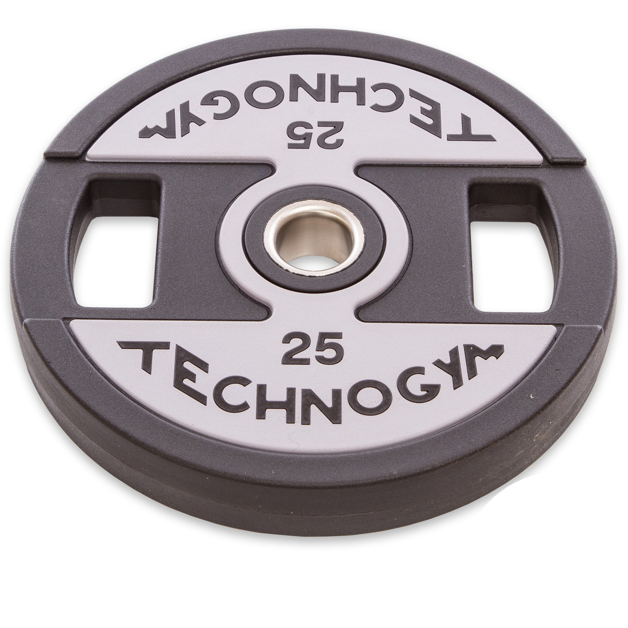 

Млинці для штанги з хватом 25 кг TECHNOGYM Диски на штангу поліуретанові діаметр 51 мм (TG-1837-25)