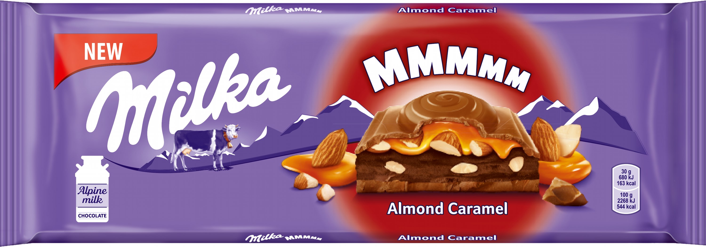 Milka шоколад 300 гр Wholenut Caramel