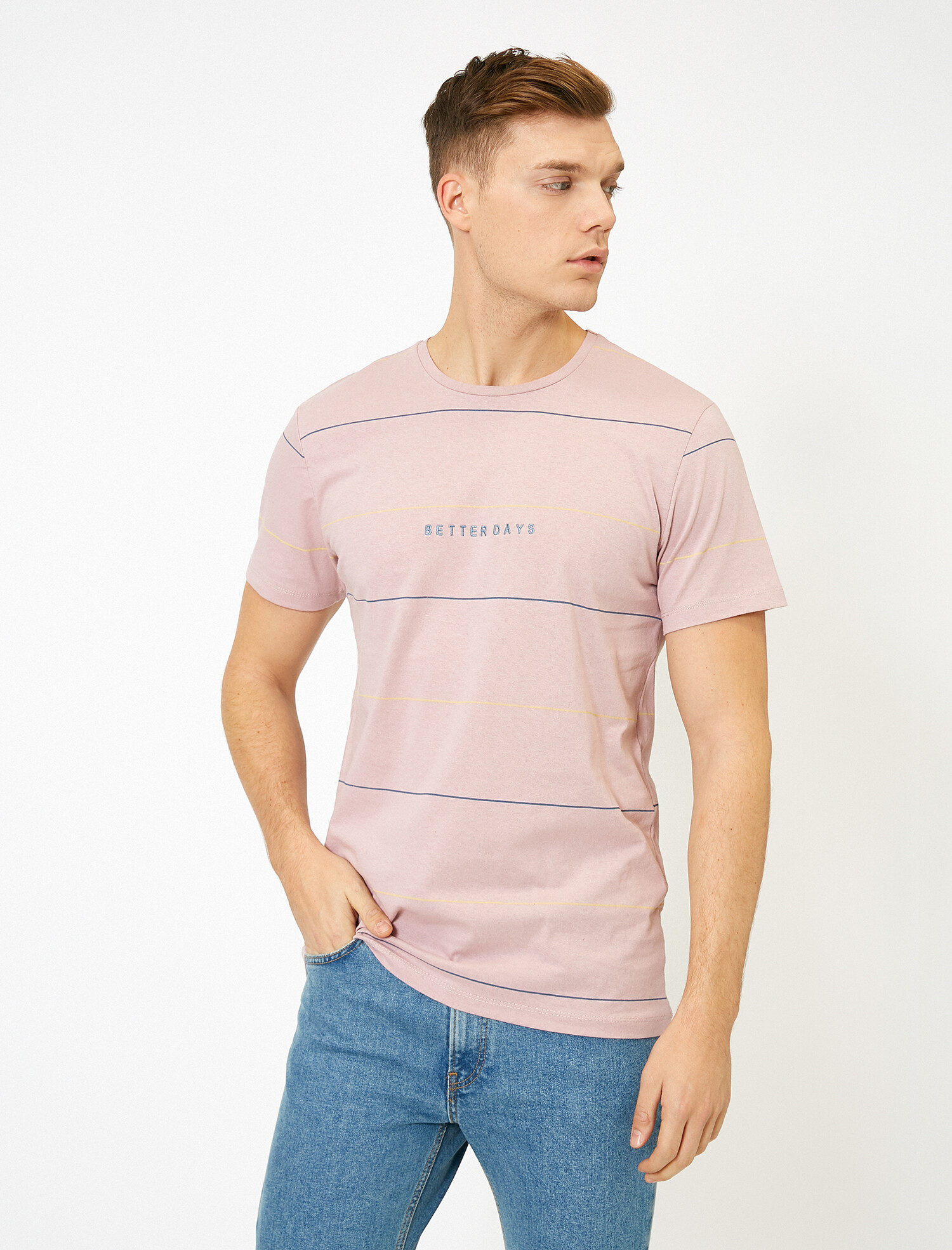 

Футболка Koton 0KAM14728OK-BT4 S Pink