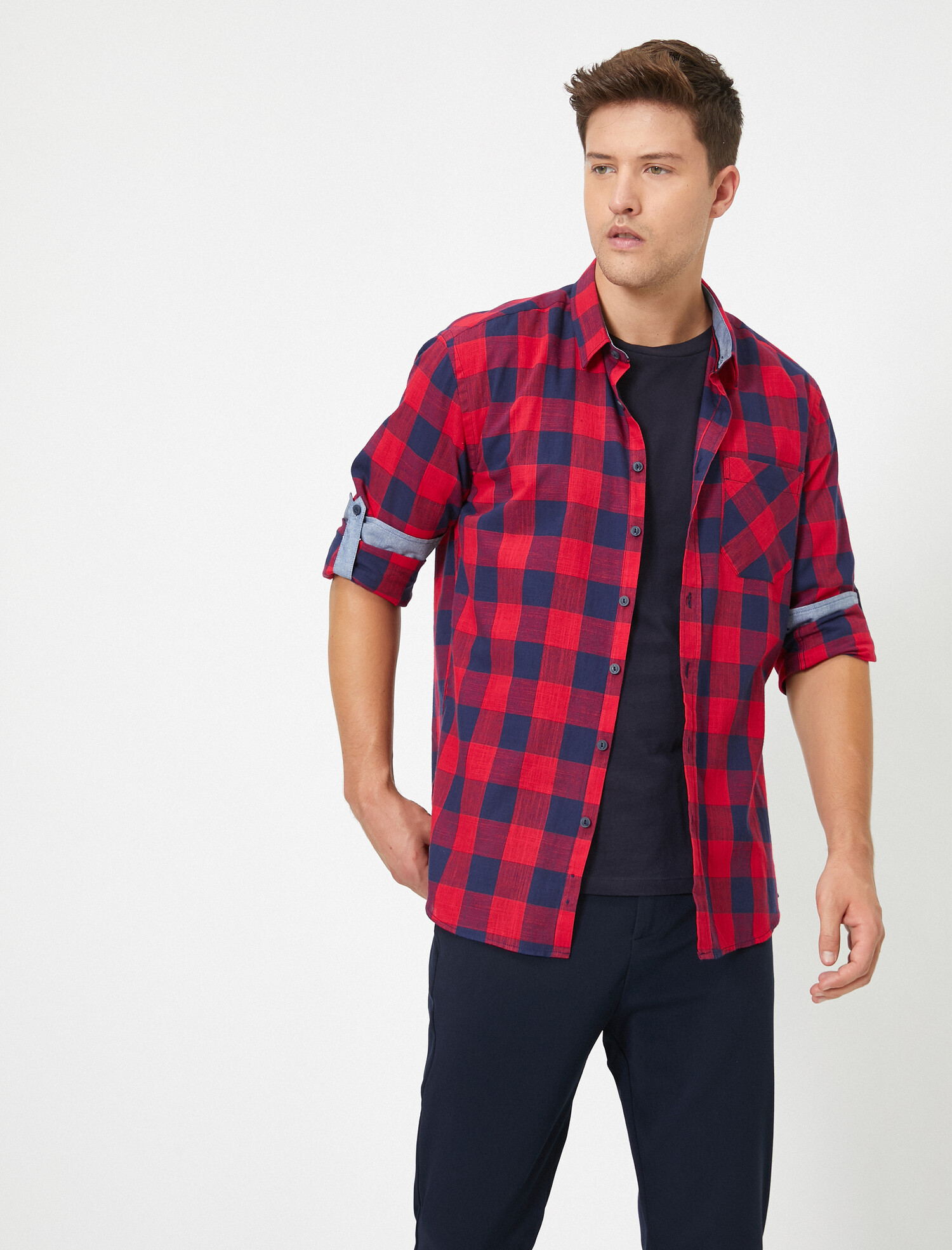 

Рубашка Koton 0YAM61445NW-01P S Red Check