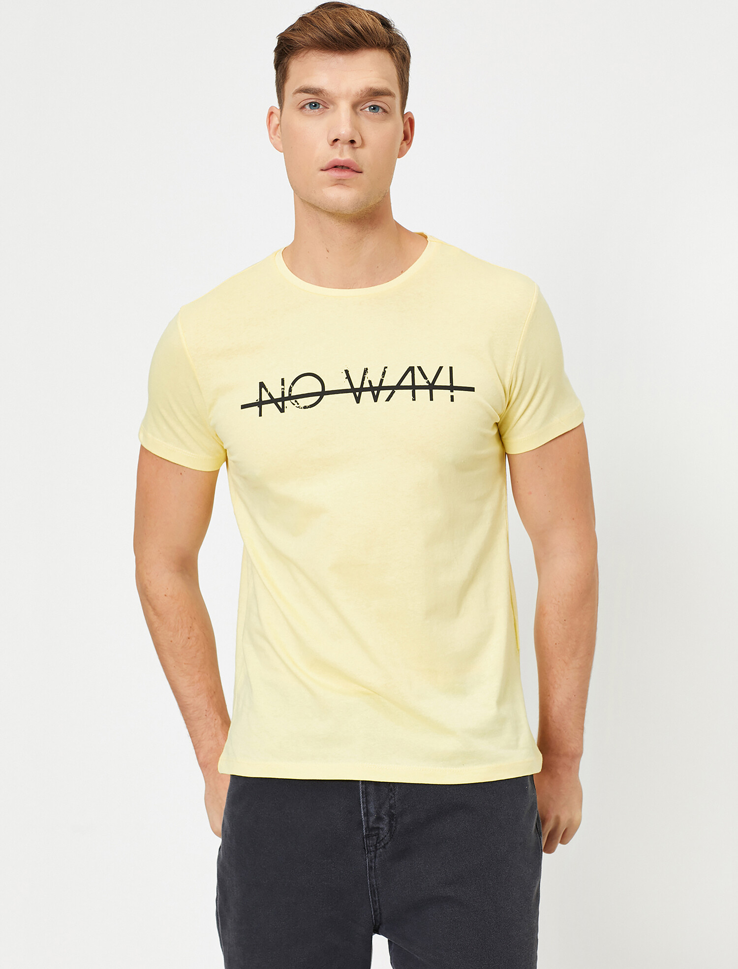 

Футболка Koton 0YAM11344CK-151 S Yellow