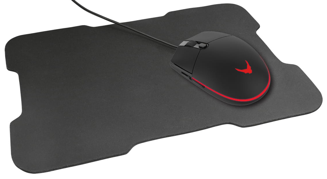 

Мышь VARR MPX5 USB с игровой поверхностью Black (VSETMPX5)