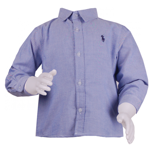 

Рубашка для мальчика 3 года (98 см) RL 30046-blue голубой цвет