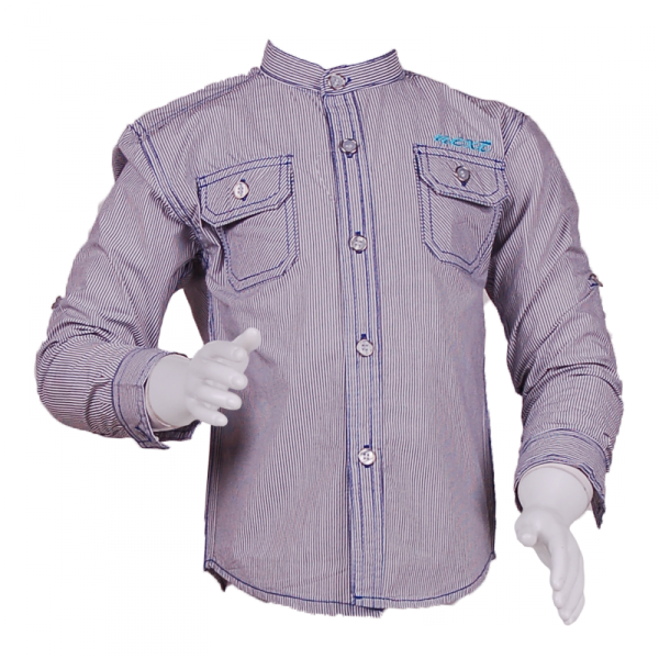 

Рубашка в полоску 5 лет (110 см) O 30110-stripes серый цвет