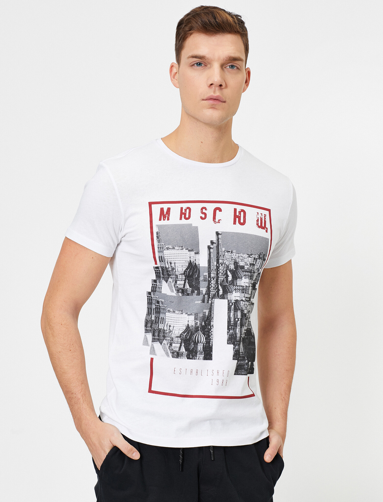 

Футболка Koton 0YAM11296HK-000 S White