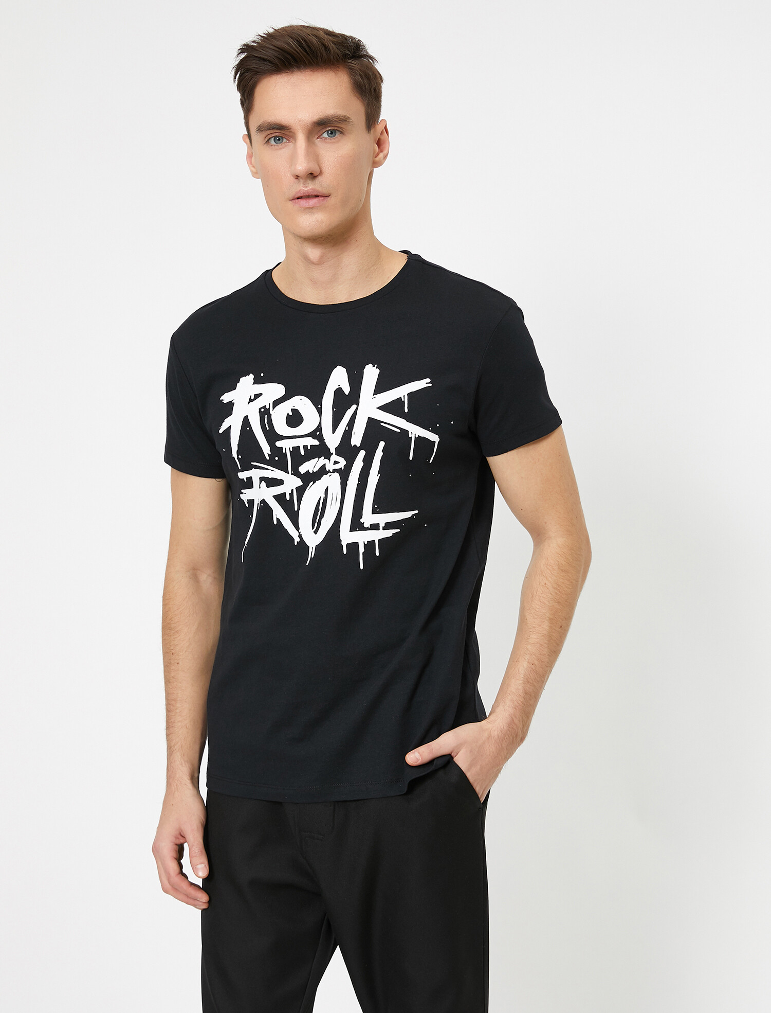 

Футболка Koton 0YAM11827LK-999 S Black