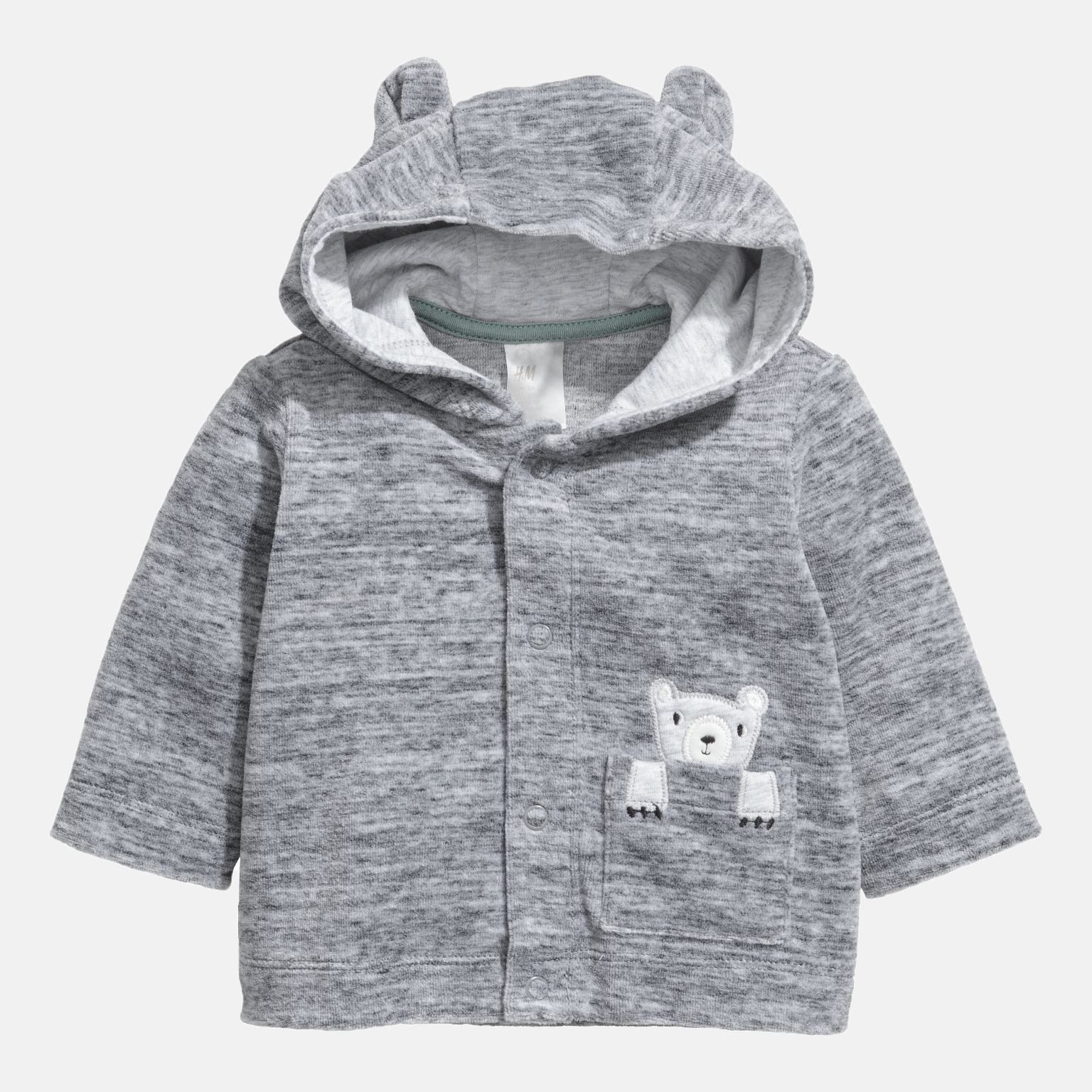 

Кофта H&M 411-5359226 56 см Серая (hm06199581305)