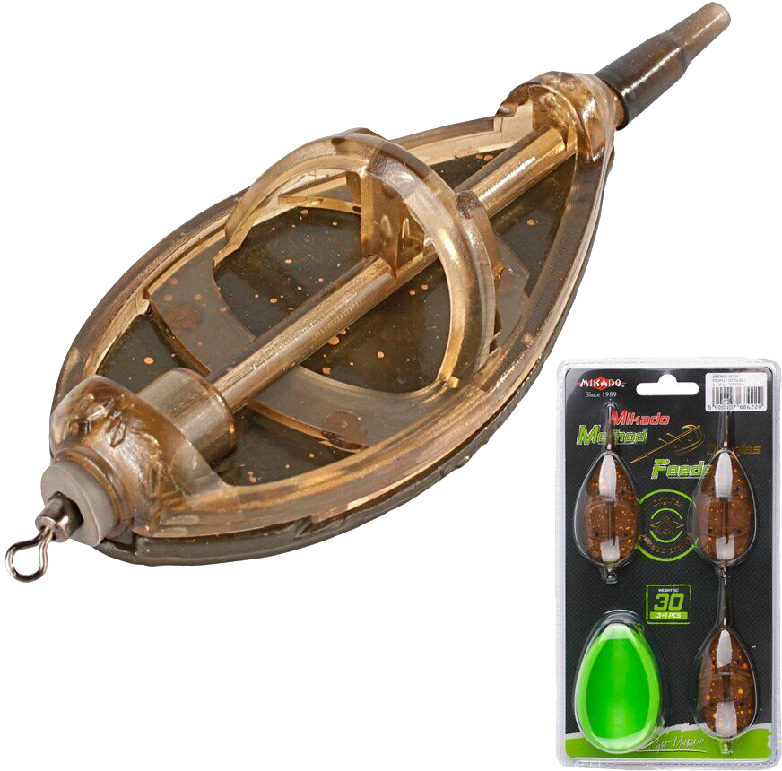 

Набор кормушек Mikado Method-Feeder Douglas Set L 3+1 с формой для наполнения 3x50 г (AMFN03L-SET50)