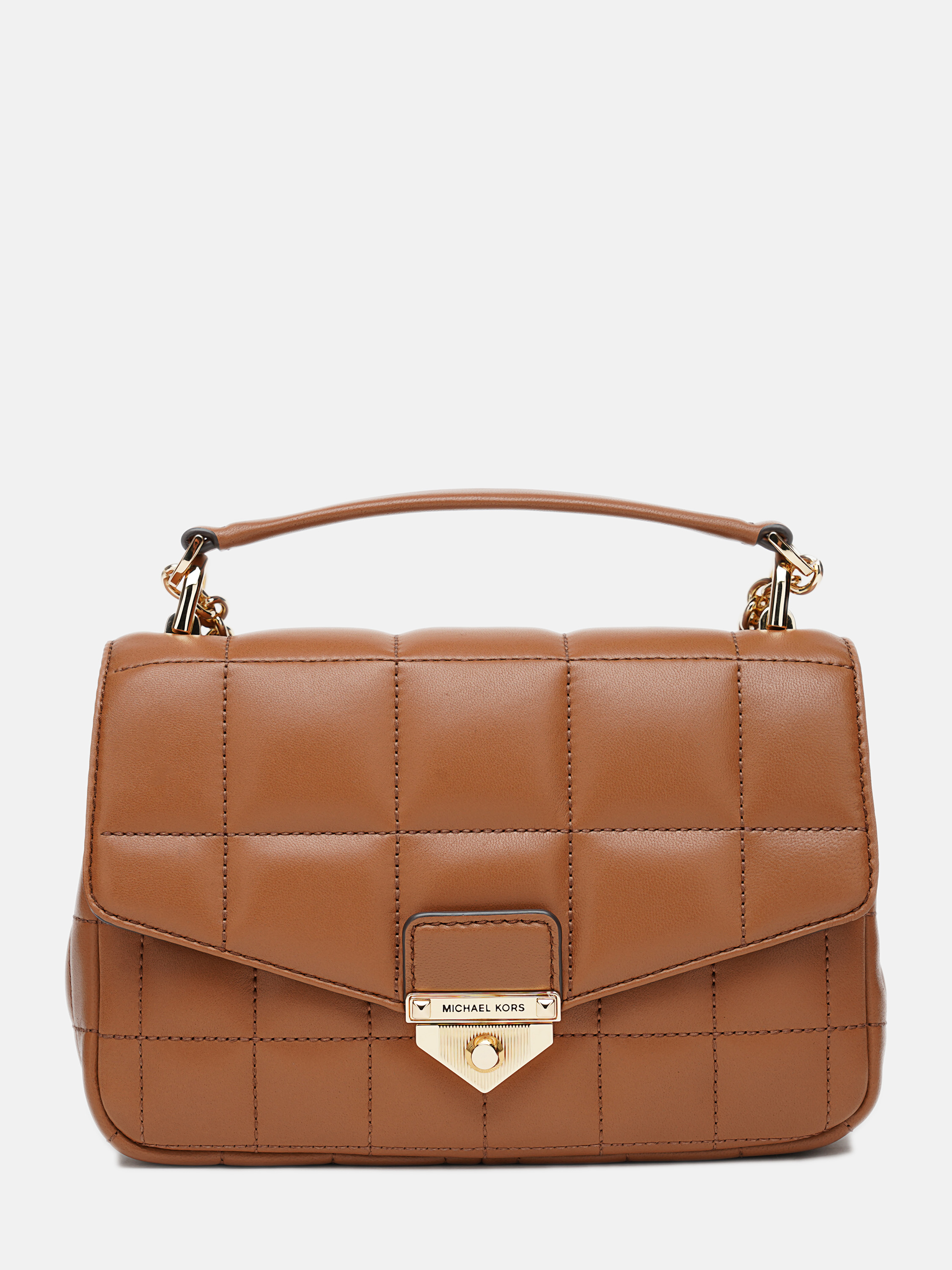

Женская сумка кожаная Michael Kors Soho 30H0G1SL1T-230 Luggage