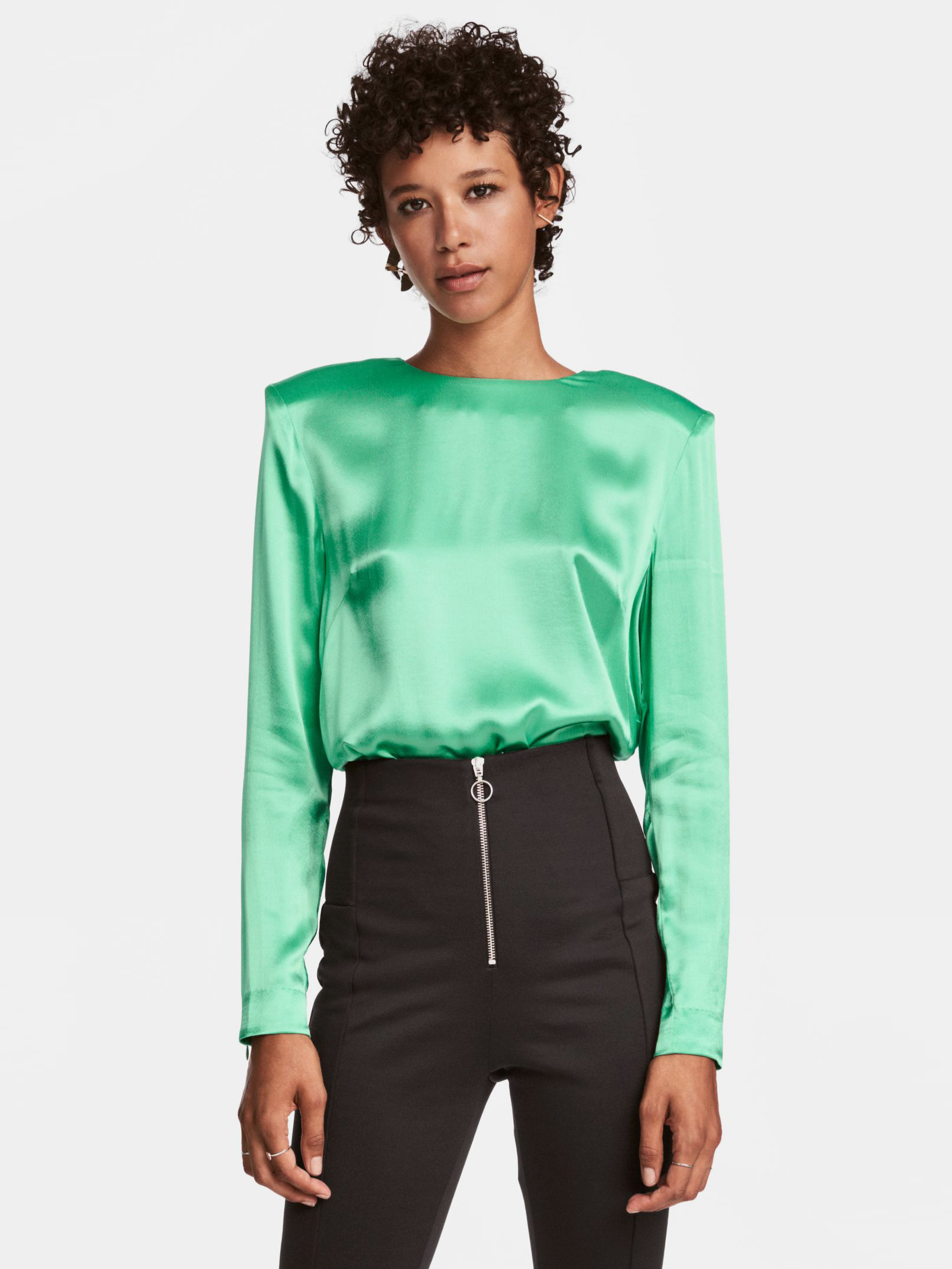 

Блузка H&M KK5766566 32 Светло-зеленая