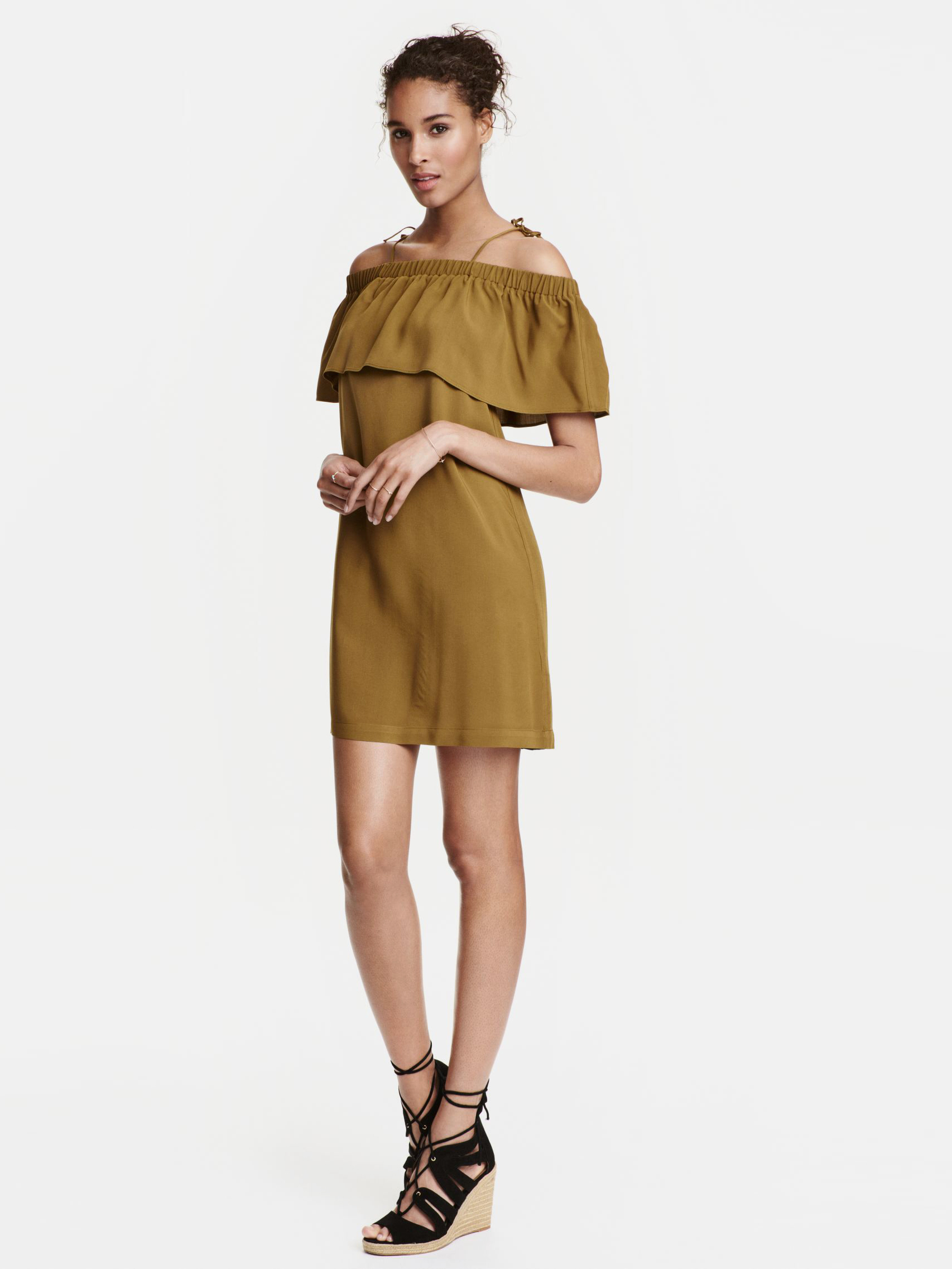 

Сарафан H&M KK3890523 36 Оливковый