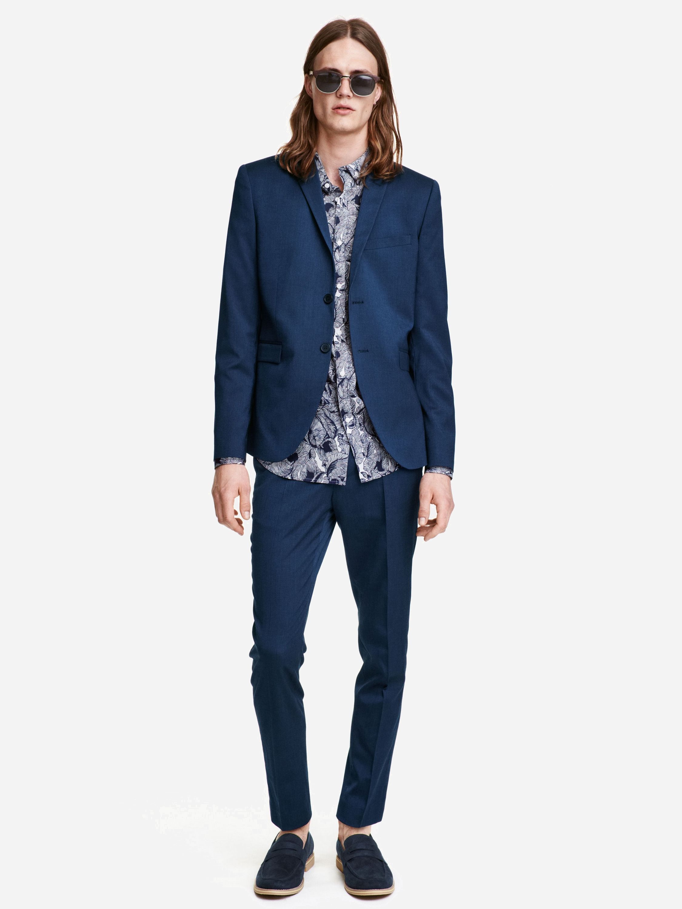 

Брюки H&M 3918494 48 Синие