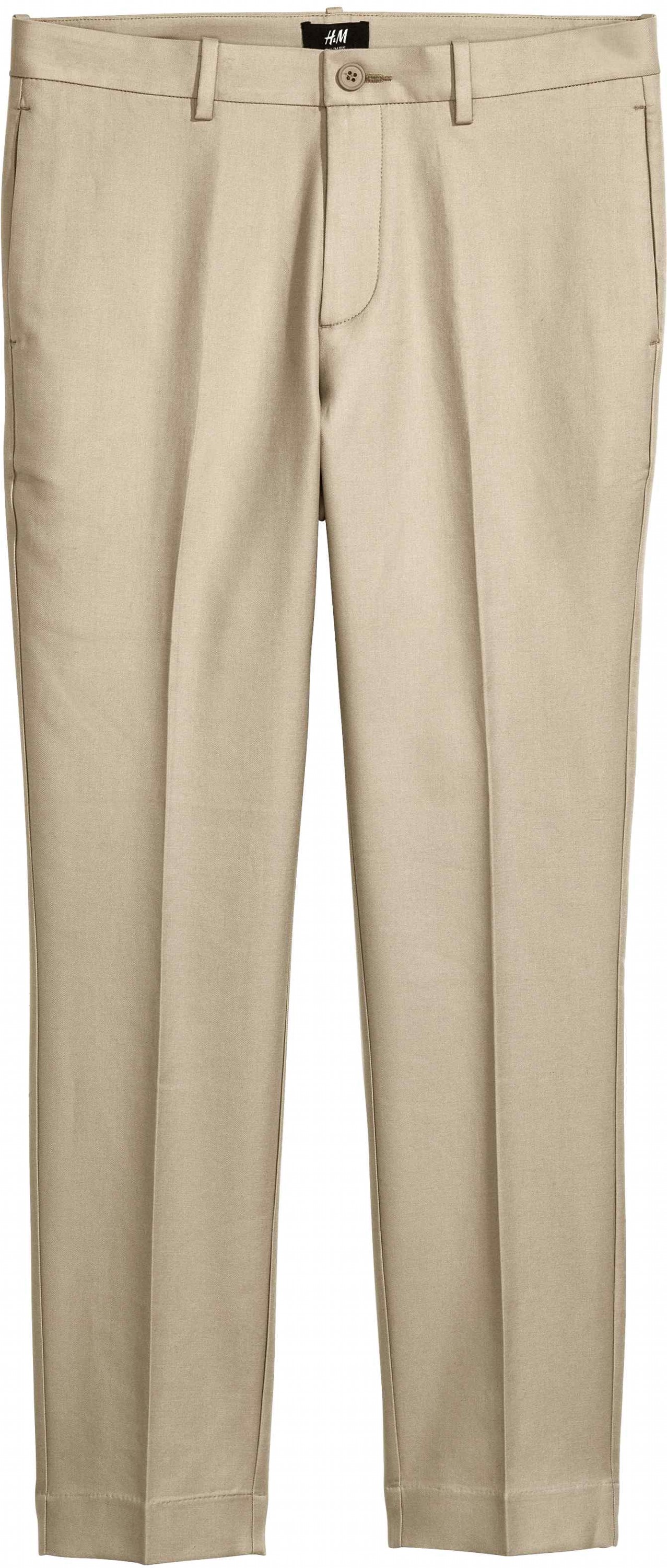 

Брюки H&M 4814205 50 Светло-бежевые