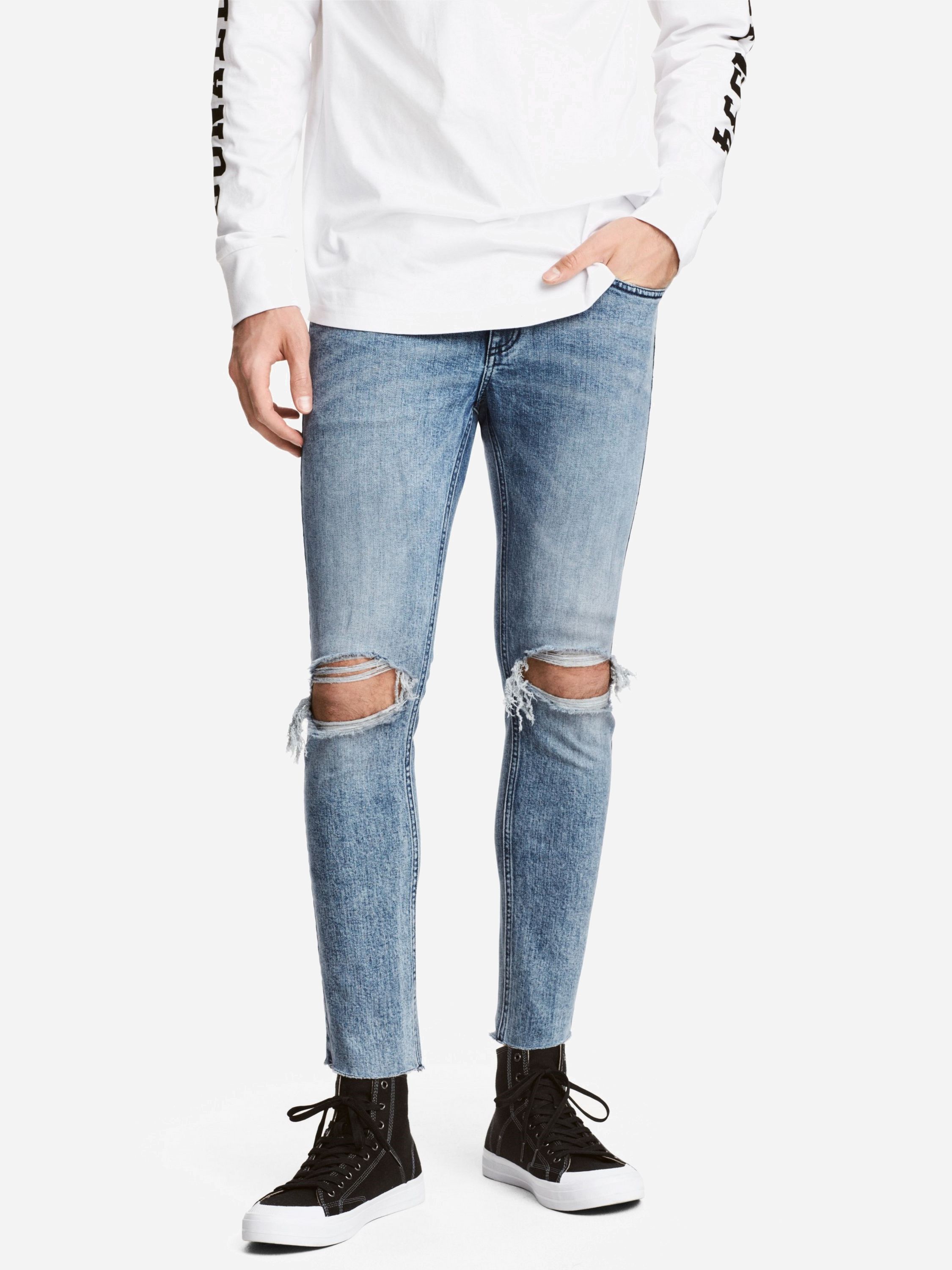 

Джинсы H&M 3057355 34 Светло-голубые