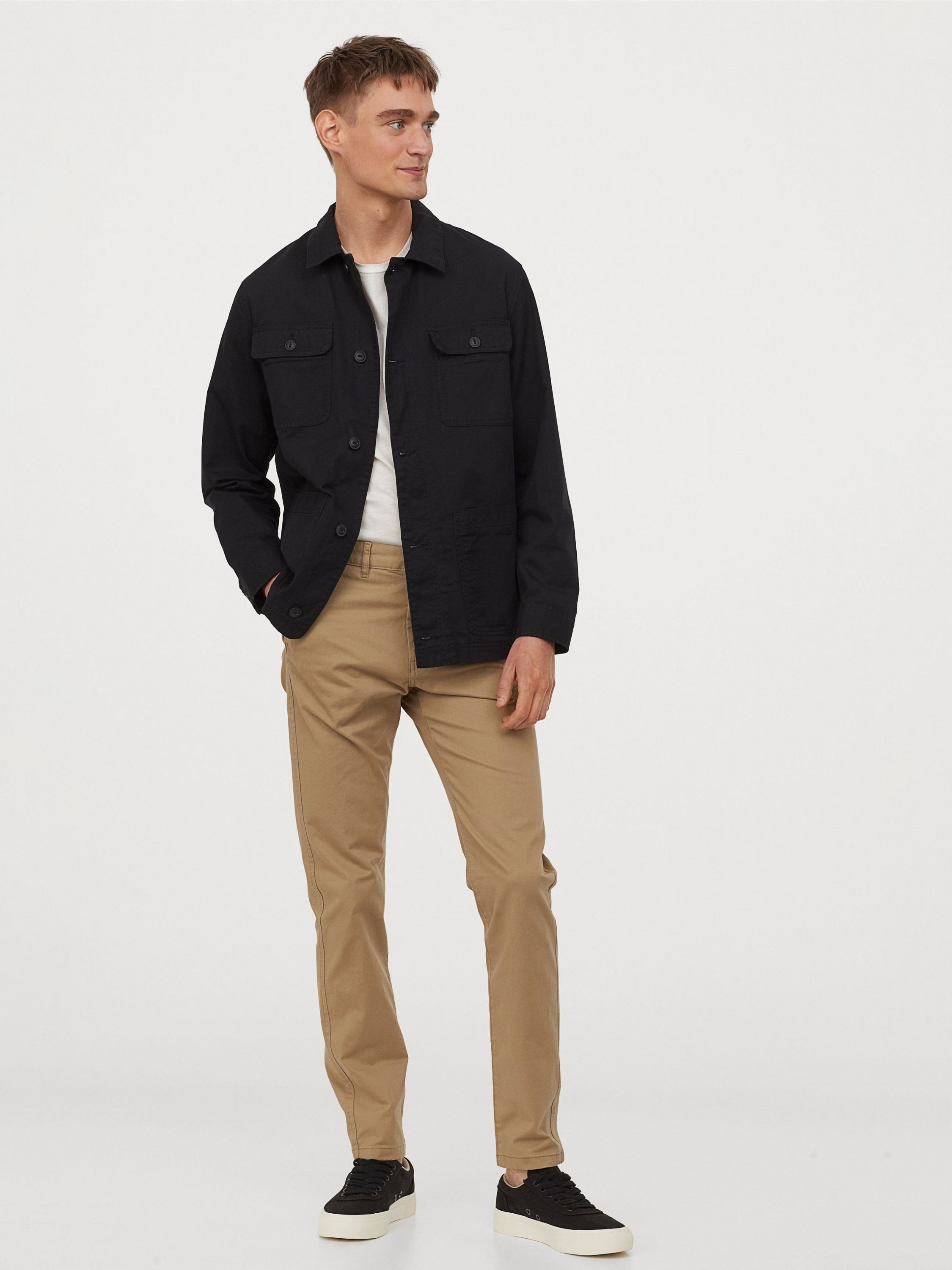 

Брюки H&M 7108769 38 Бежевые