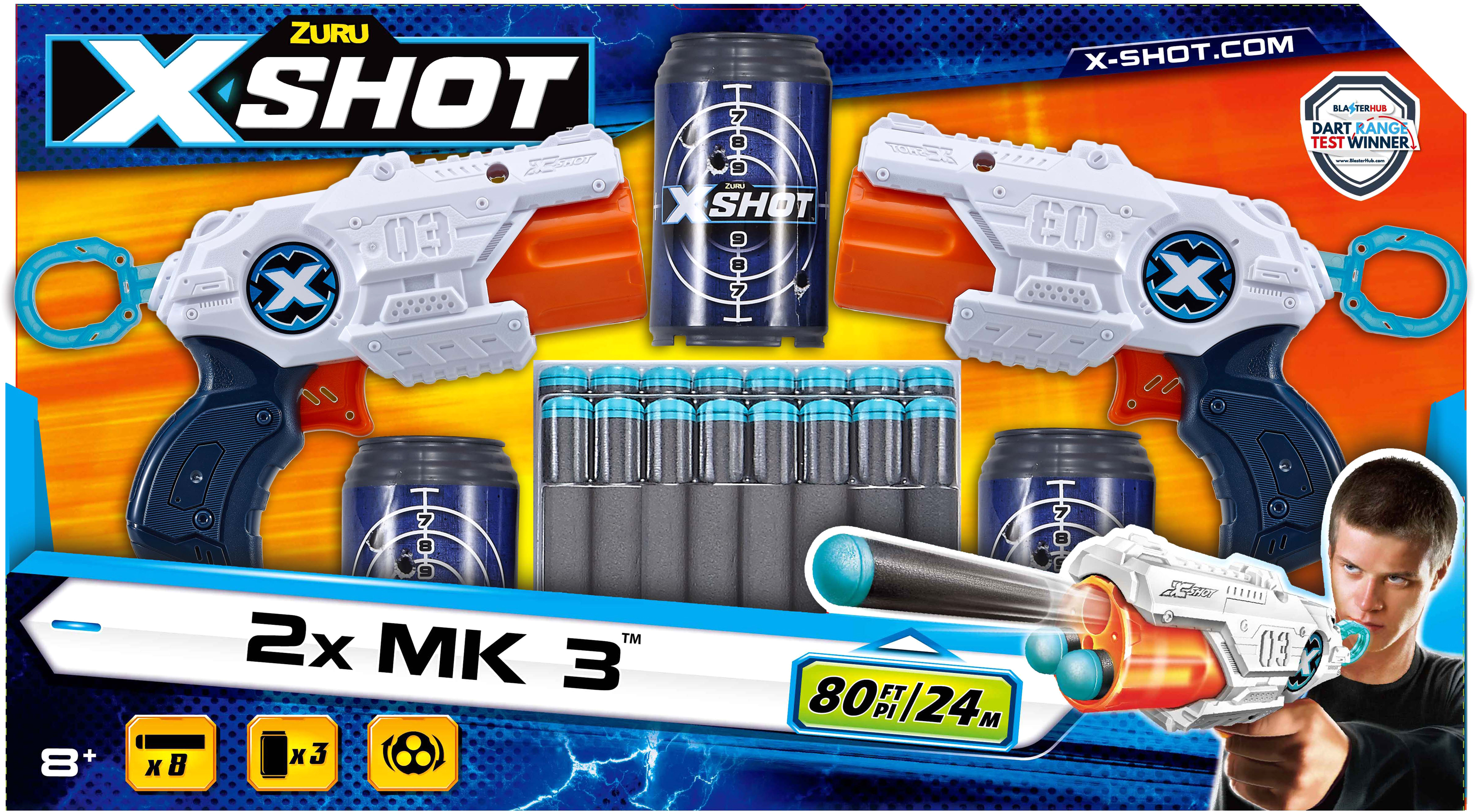 

Набор скорострельных бластеров Zuru X-Shot Excel MK 3 Double Pack (193052021366)