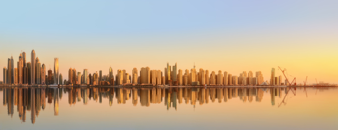 

Фотообои Панорамные 'Мегаполис' (3129) , Классик