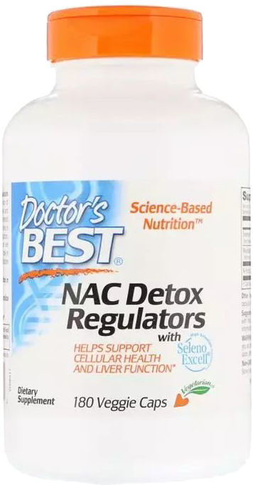 

Аминокислота Doctor's Best N-Ацетилцистеин 180 гелевых капсул (753950005174)