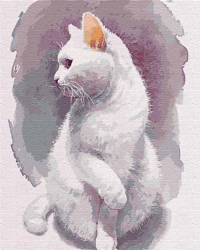 

Картина для рисования по номерам Идейка Хрупкий кот 40x50 см (в коробке) (КН4181)