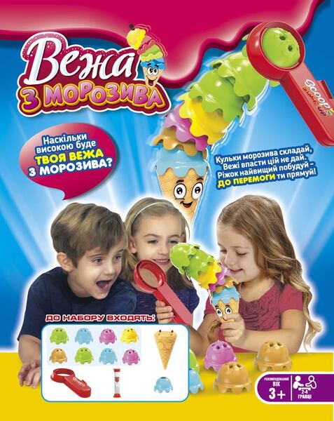 

Настольная игра Kingso Toys Башня из мороженого (JT007-101)